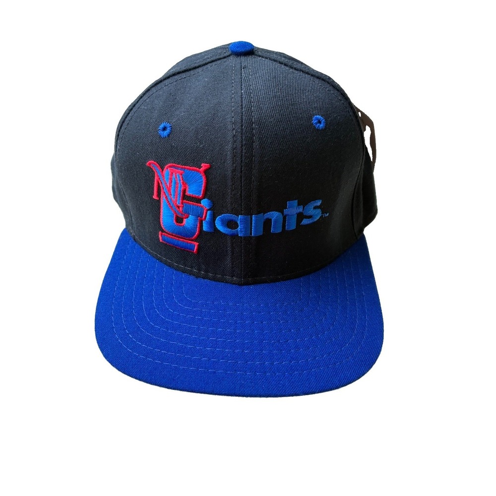 VTG 90s New York Giants New Era Pro Model Snapback Hat Dupont Visor New with Tag